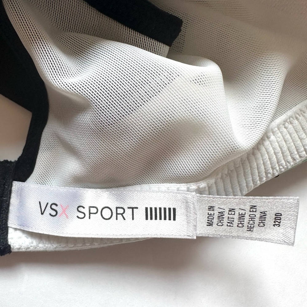 Victoria Secret VSX The Standout Geometric Pattern Sports Bra Multicolor Sz 32DD - Picture 3 of 6